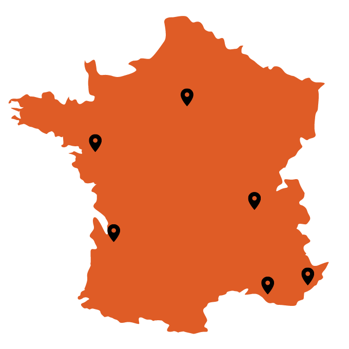 Carte de France LIFT SYSTEME